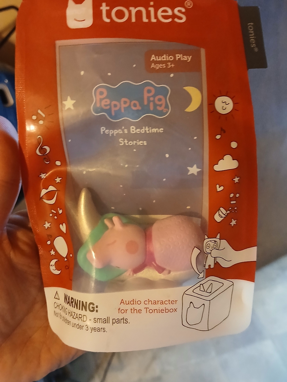 Tonies Peppa Pig Peppa's Bedtime Stories Audio Character - Pink/Green